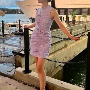 gorgeous lilac mini dress